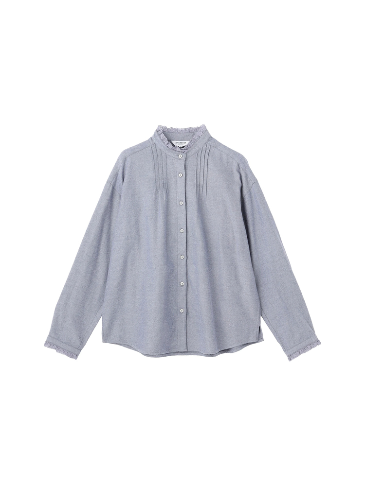 McGREGOR(マックレガー) |レース付ピンタックブラウス