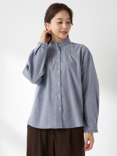 McGREGOR(マックレガー) |レース付ピンタックブラウス