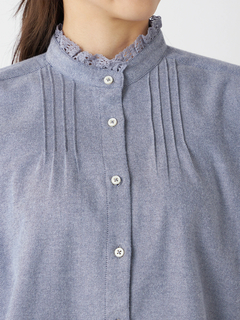 McGREGOR(マックレガー) |レース付ピンタックブラウス