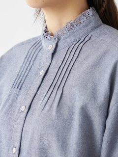 McGREGOR(マックレガー) |レース付ピンタックブラウス