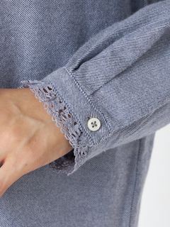 McGREGOR(マックレガー) |レース付ピンタックブラウス