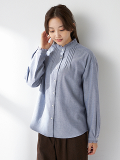 McGREGOR(マックレガー) |レース付ピンタックブラウス