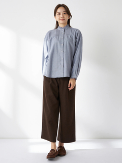 McGREGOR(マックレガー) |レース付ピンタックブラウス