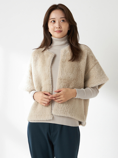 McGREGOR(マックレガー) |シャギー５分袖カーディガン