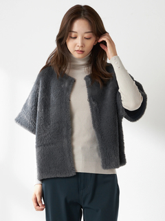 McGREGOR(マックレガー) |シャギー５分袖カーディガン