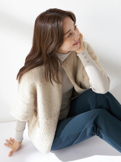 McGREGOR(マックレガー) |シャギー５分袖カーディガン