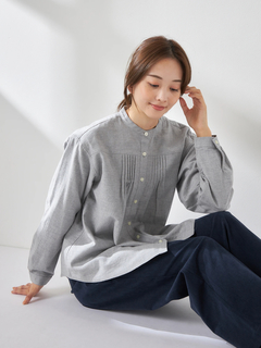 McGREGOR(マックレガー) |甘撚り無地ブラウス