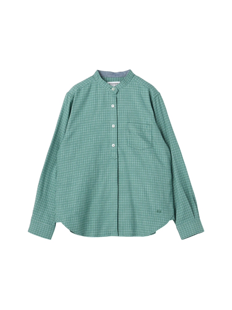 McGREGOR(マックレガー) |ビエラチェックバンドカラーシャツ