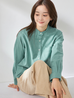 McGREGOR(マックレガー) |ビエラチェックバンドカラーシャツ