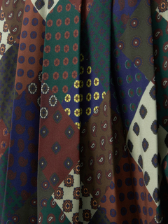 McGREGOR(マックレガー) |パッチワーク小紋プリントスカート