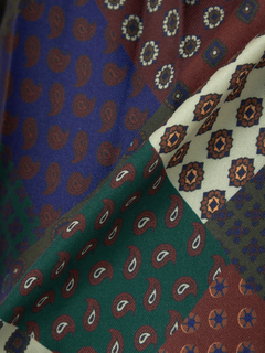 McGREGOR(マックレガー) |パッチワーク小紋プリントスカート