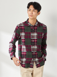 McGREGOR(マックレガー) |パッチワーク調チェックシャツ