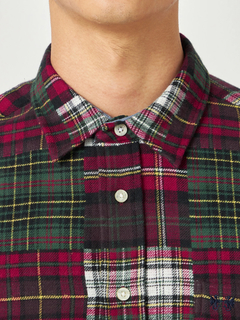 McGREGOR(マックレガー) |パッチワーク調チェックシャツ