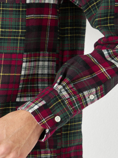 McGREGOR(マックレガー) |パッチワーク調チェックシャツ