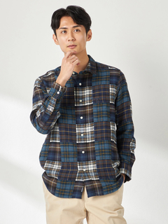 McGREGOR(マックレガー) |パッチワーク調チェックシャツ