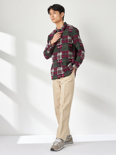 McGREGOR(マックレガー) |パッチワーク調チェックシャツ