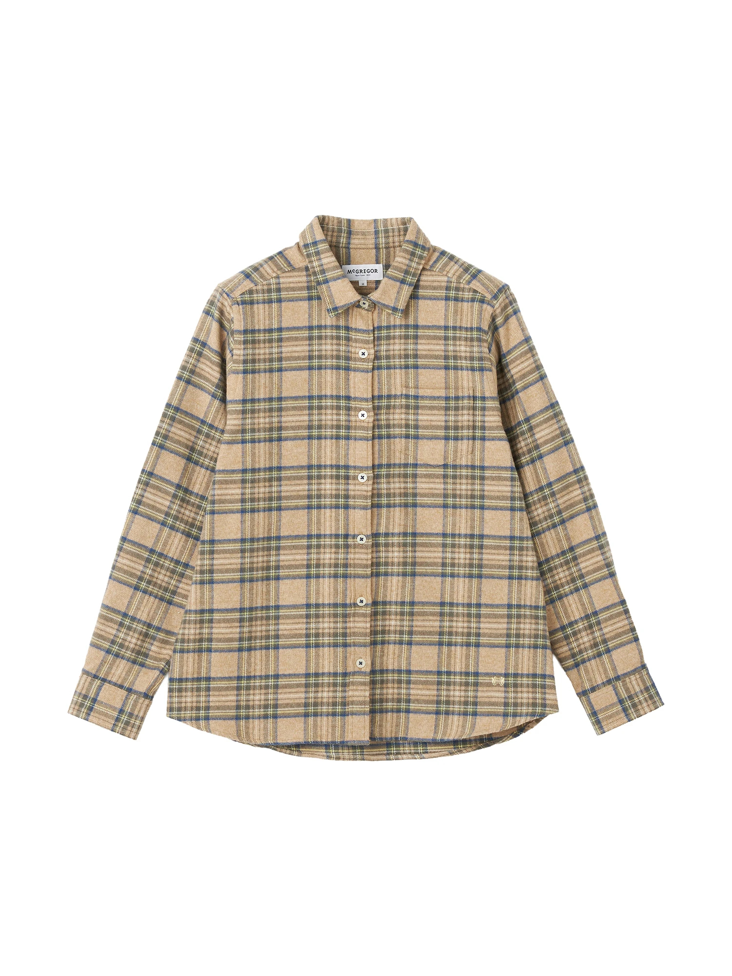 McGREGOR ネルシャツ　ピンク　Mサイズ　ONE COTTON三つ杢シャツ McGREGOR（マックレガー）｜シャツ(長袖・七分袖)｜ONE COTTON三つ杢