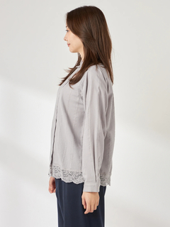 McGREGOR(マックレガー) |ドビーレースブラウス