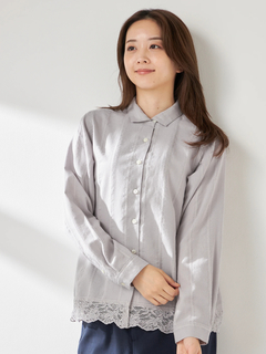 McGREGOR(マックレガー) |ドビーレースブラウス