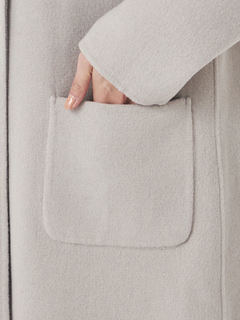 McGREGOR(マックレガー) |Ｗフェイスウールノーカラーコート