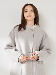 McGREGOR(マックレガー) |Ｗフェイスウールノーカラーコート