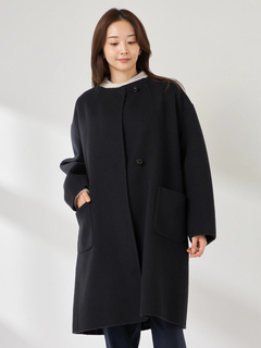 McGREGOR(マックレガー) |Ｗフェイスウールノーカラーコート