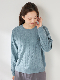 McGREGOR(マックレガー) |ウールケーブルニットプルオーバー