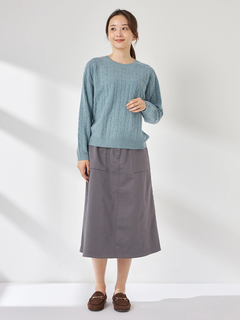 McGREGOR(マックレガー) |ウールケーブルニットプルオーバー