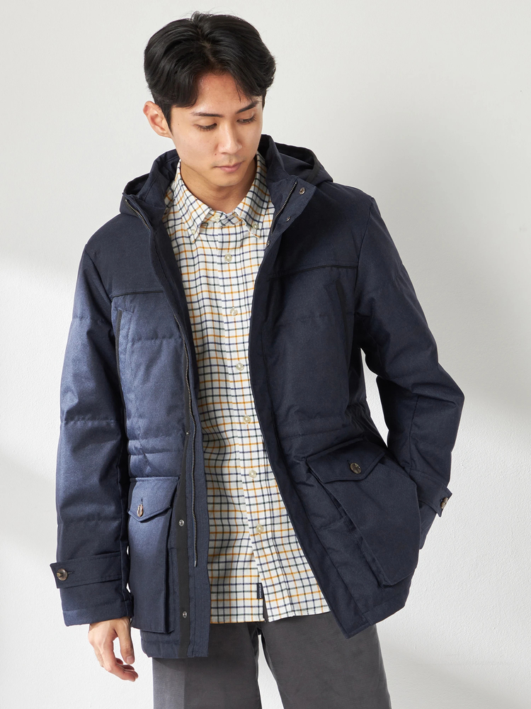 McGREGOR(マックレガー) |ウール調ミドル丈ダウン