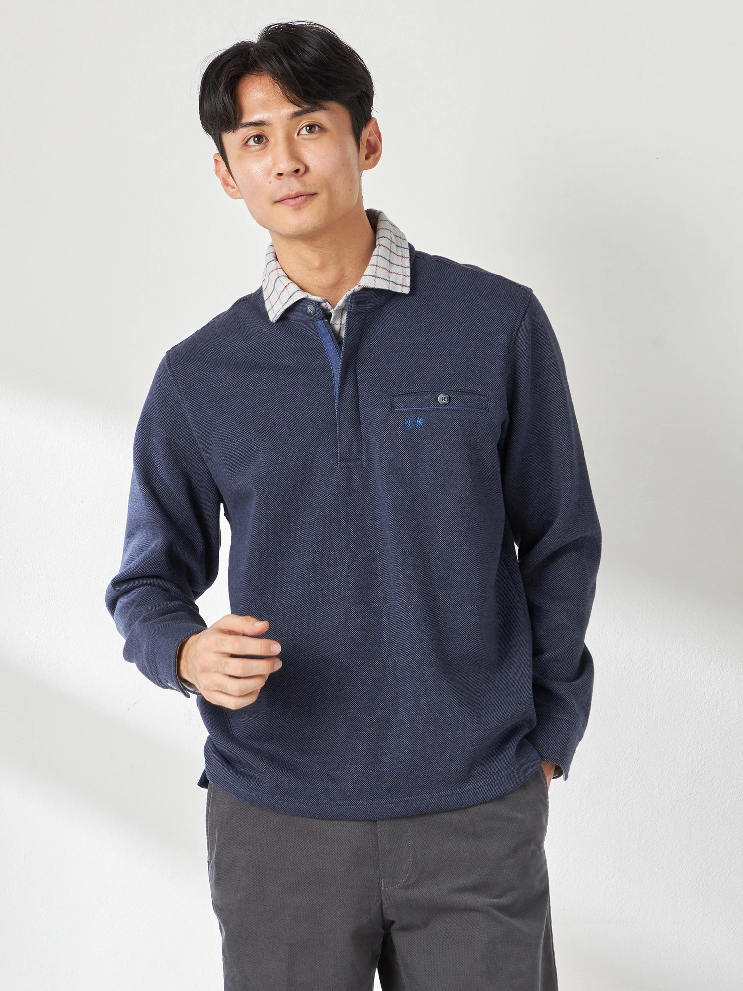 McGREGOR（マックレガー）｜ポロシャツ(長袖・七分袖)｜裏ボアフェイク