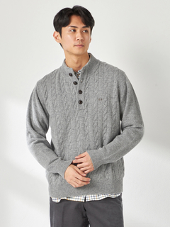 McGREGOR(マックレガー) |スーパージーロンハーフボタンニットプルオーバー