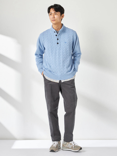 McGREGOR(マックレガー) |スーパージーロンハーフボタンニットプルオーバー