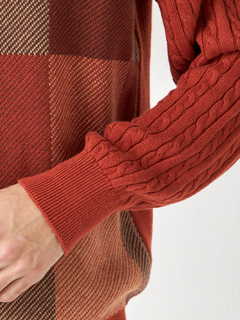 McGREGOR(マックレガー) |ブロックチェックニットプルオーバー