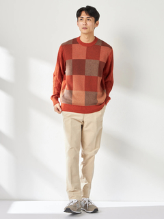 McGREGOR(マックレガー) |ブロックチェックニットプルオーバー