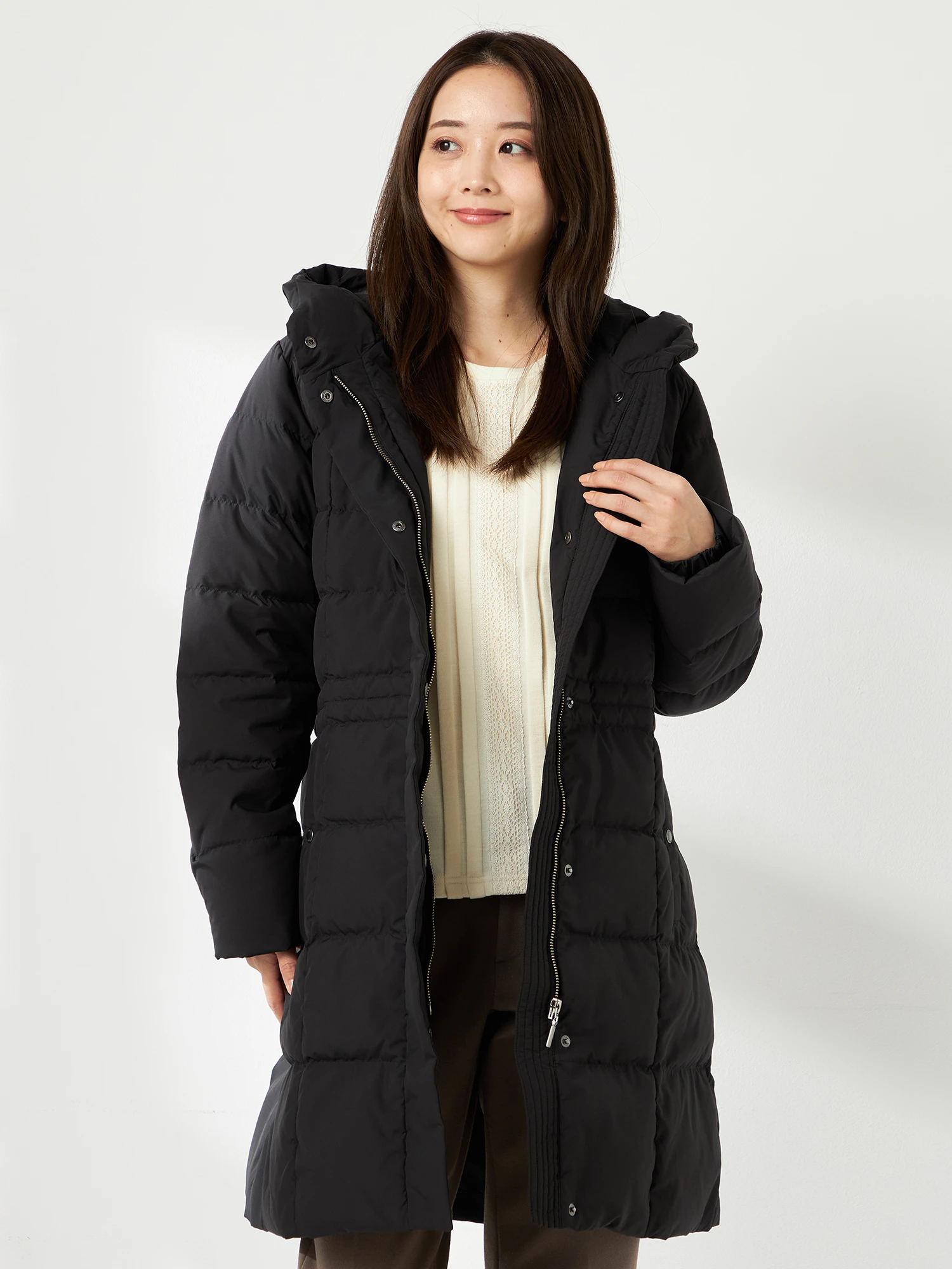 McGREGOR（マックレガー）｜ロングコート｜フーデットロングダウン