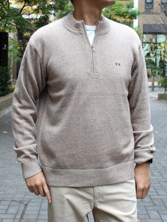 McGREGOR(マックレガー) |綿アクリルハーフジップニット