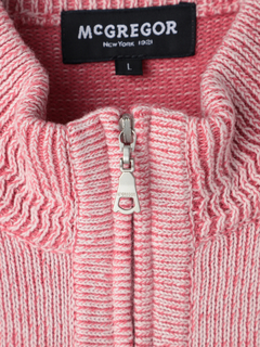 McGREGOR(マックレガー) |綿アクリルハーフジップニット
