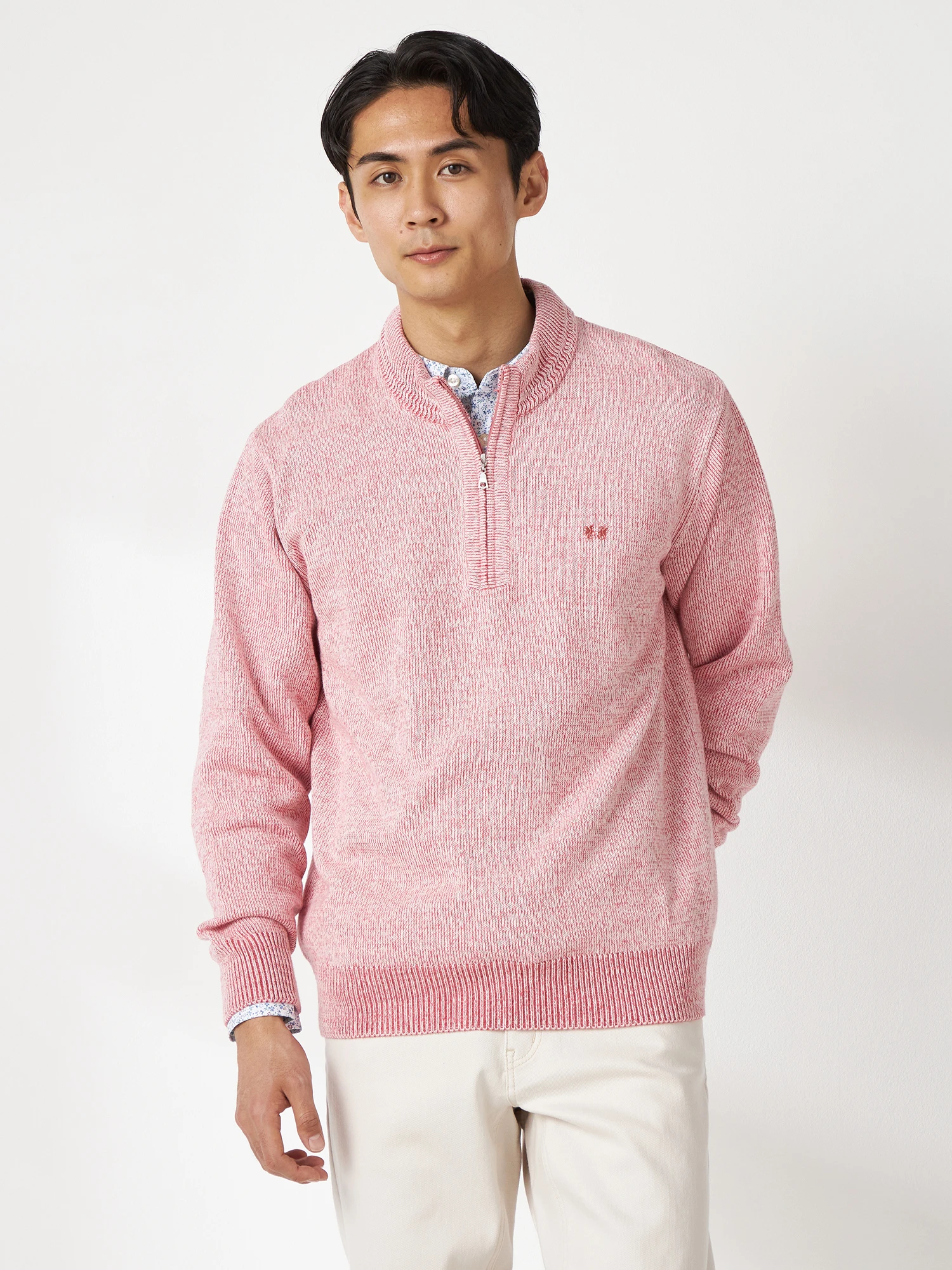 McGREGOR（マックレガー）｜ニット/セーター｜綿アクリルハーフジップ