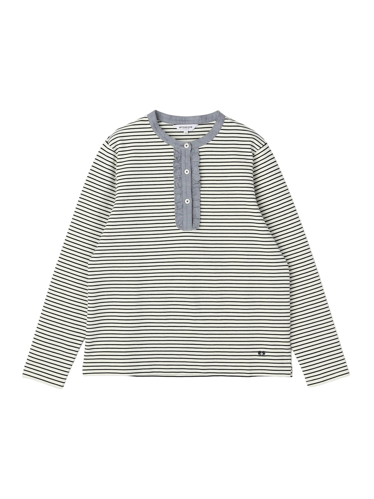 McGREGOR(マックレガー) |前立てフリルカットプルオーバー