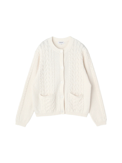 McGREGOR(マックレガー) |ケーブル編使いクルーカーデ