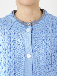 McGREGOR(マックレガー) |ケーブル編使いクルーカーデ