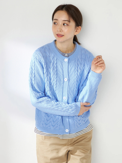 McGREGOR(マックレガー) |ケーブル編使いクルーカーデ