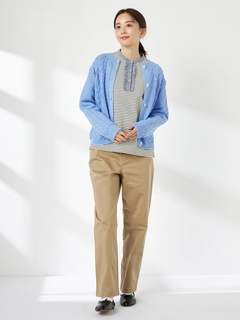 McGREGOR(マックレガー) |ケーブル編使いクルーカーデ