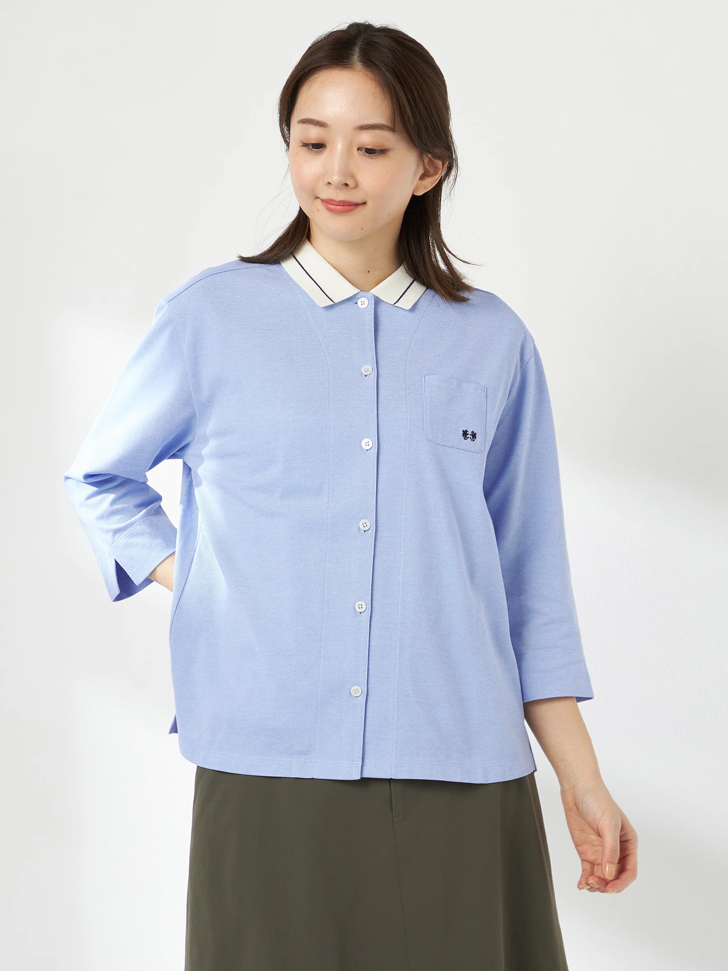 McGREGOR（マックレガー）｜ポロシャツ(長袖・七分袖)｜鹿の子素材前