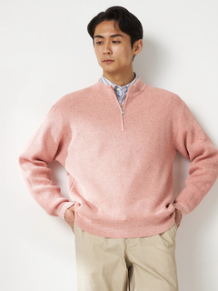 McGREGOR(マックレガー) |ハーフジップメランジニット