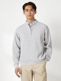 McGREGOR(マックレガー) |ハーフジップメランジニット