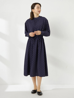 McGREGOR(マックレガー) |コーヒー柄プリントワンピース