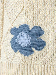 McGREGOR(マックレガー) |花柄ジャカードニットプルオーバー