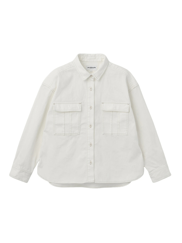 McGREGOR(マックレガー) |インディゴサッカーシャツアウター