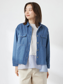 McGREGOR(マックレガー) |インディゴサッカーシャツアウター